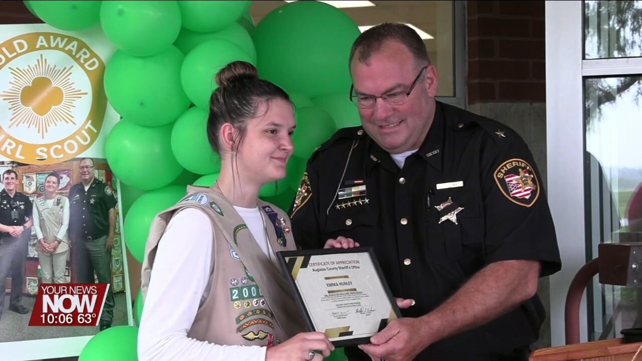 Girl Scout Emma Hunley raises $50K to purchase new DARE truck for Auglaize County Sheriff's Office